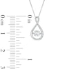 Unstoppable Love™ 4.5mm Lab-Created White Sapphire Infinity Pendant in Sterling Silver