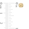 Thumbnail Image 2 of 9.5mm Diamond-Cut Ball Stud Earrings in 10K Gold