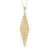 Thumbnail Image 1 of Kite-Shaped Bead Drop Pendant in 10K Gold