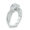 Thumbnail Image 1 of 1.00 CT. T.W. Diamond Past Present Future® Ring in 10K White Gold