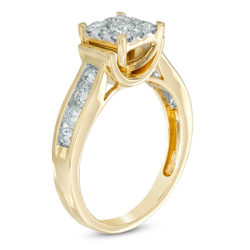 Main Image 2 of 1.00 CT. T.W. Composite Diamond Engagement Ring in 14K Gold
