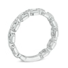 Thumbnail Image 1 of 0.09 CT. T.W. Diamond Three Stone Link Anniversary Band in 10K White Gold