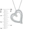 Thumbnail Image 2 of Multi-Gemstone and Diamond Accent Pendant in Sterling Silver