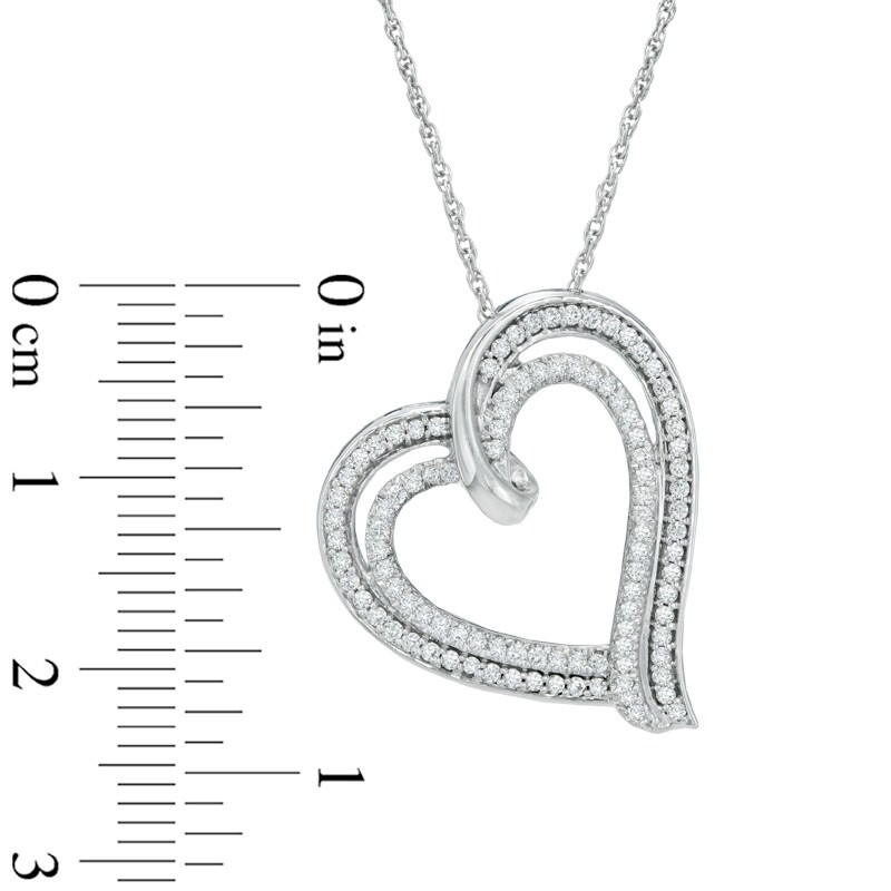 Main Image 2 of Multi-Gemstone and Diamond Accent Pendant in Sterling Silver