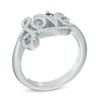 Vera Wang Love Collection 0.18 CT. T.W. Diamond "Love" Ring in Sterling Silver