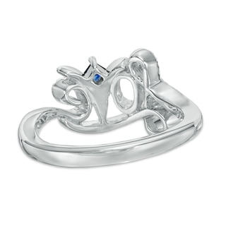 Vera Wang Love Collection 0.18 CT. T.W. Diamond "Love" Ring in Sterling Silver