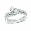 Thumbnail Image 4 of Ever Us™ 1.00 CT. T.W. Two-Stone Diamond Ring in 14K White Gold