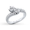 Thumbnail Image 3 of Ever Us™ 1.50 CT. T.W. Two-Stone Diamond Ring in 14K White Gold