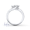 Ever Us™ 0.75 CT. T.W. Two-Stone Diamond Bypass Ring in 14K White Gold