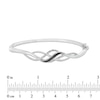 Thumbnail Image 3 of 0.11 CT. T.W. Enhanced Black and White Diamond Loose Braid Three Piece Set in Sterling Silver