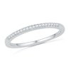 Thumbnail Image 3 of 0.30 CT. T.W.  Black and White Diamond Frame Bridal Set in 10K White Gold