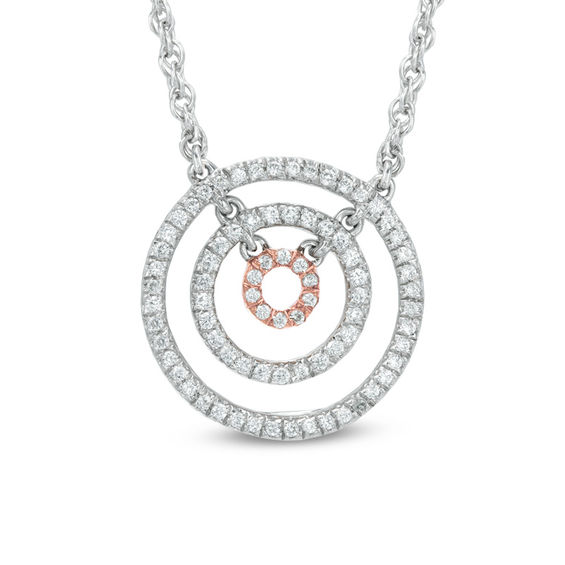 Dancing diamond necklace peoples store