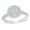 Thumbnail Image 1 of 0.50 CT. T.W. Composite Diamond Frame Engagement Ring in 10K White Gold