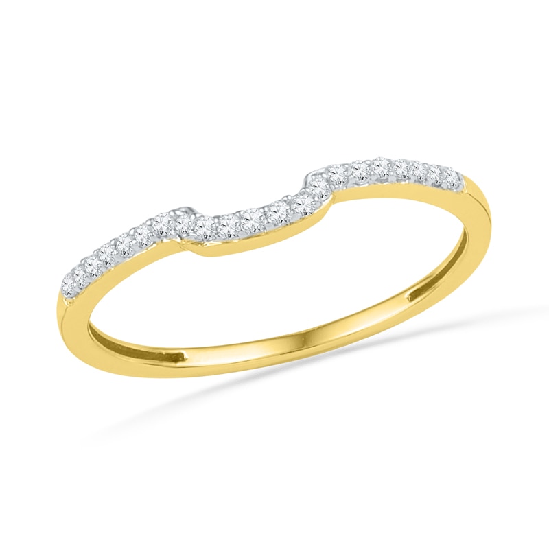 Main Image 3 of 0.33 CT. T.W. Diamond Frame Bridal Set in 10K Gold