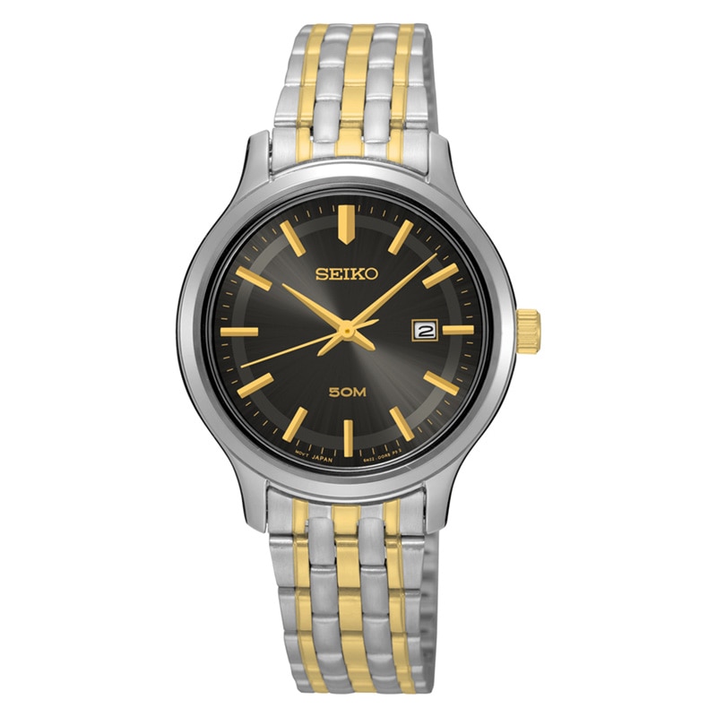 Main Image 1 of Ladies' Seiko Two-Tone Watch with Grey Dial (Model: SUR779)