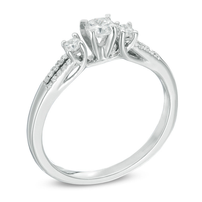 Twist Split Shank Diamond Engagement Ring – Kirk Kara