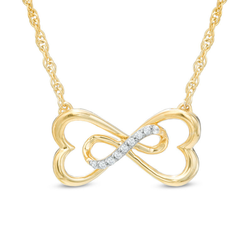 Infinity Sideways Diamond Necklace – Alloy Custom Jewelers