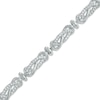 0.95 CT. T.W. Diamond Infinity Link Bracelet in 10K White Gold