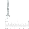 0.95 CT. T.W. Diamond Infinity Link Bracelet in 10K White Gold