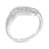Thumbnail Image 2 of 0.36 CT. T.W. Diamond Split Shank Wave Ring in 10K White Gold