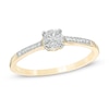 Thumbnail Image 1 of 0.07 CT. T.W. Multi-Diamond Promise Ring in 10K Gold