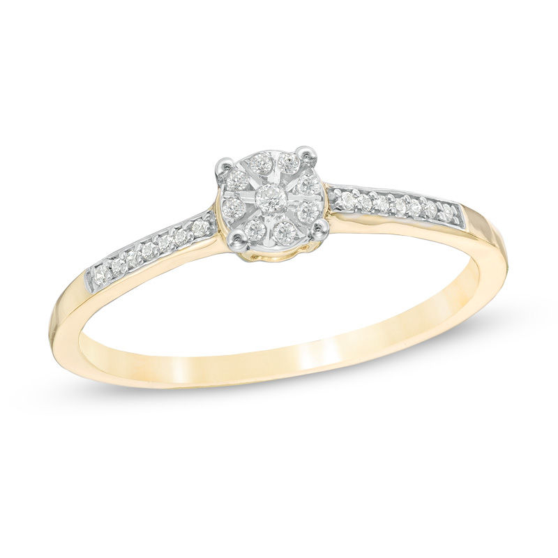 10k Gold Diamond Accent Ring 