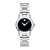 Thumbnail Image 0 of Ladies' Movado Masino™ Stainless Steel Watch with Black Dial (Model: 605870)