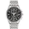 Men's Citizen Eco-Drive® World Chronograph A-T Watch with Black Dial (Model: AT8110-53E)