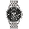 Men's Citizen Eco-Drive® World Chronograph A-T Watch with Black Dial (Model: AT8110-53E)