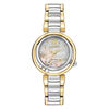 Thumbnail Image 1 of Ladies' Citizen Eco-Drive® L Sunrise Diamond Accent Two-Tone Watch (Model: EM0324-58D)