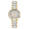 Thumbnail Image 0 of Ladies' Citizen Eco-Drive® L Sunrise Diamond Accent Two-Tone Watch (Model: EM0324-58D)