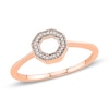 Thumbnail Image 0 of Diamond Accent Outline Octagon Ring in 10K Rose Gold