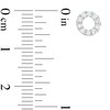 Thumbnail Image 2 of 0.23 CT. T.W. Diamond Circle Stud Earrings in 10K White Gold