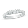 Thumbnail Image 0 of 0.09 CT. T.W. Diamond Three Stone Promise Ring in Sterling Silver