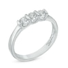 Thumbnail Image 1 of 0.09 CT. T.W. Diamond Three Stone Promise Ring in Sterling Silver