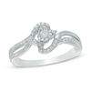 Thumbnail Image 0 of 0.15 CT. T.W. Diamond Bypass Promise Ring in 10K White Gold