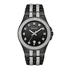 Men's Bulova Crystal Accent Black IP Watch (Model: 98B251)