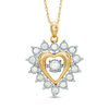 Thumbnail Image 1 of Unstoppable Love™ 0.50 CT. T.W. Diamond Heart-Shaped Pendant in 10K Gold