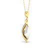 Thumbnail Image 2 of Unstoppable Love™ 0.25 CT. T.W. Diamond Infinity Flame Pendant in 10K Two-Tone Gold