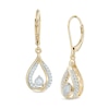 Thumbnail Image 1 of 0.33 CT. T.W. Diamond Teardrop Earrings in 10K Gold