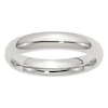 Men's 4.0mm Comfort-Fit Wedding Band in Sterling Silver
