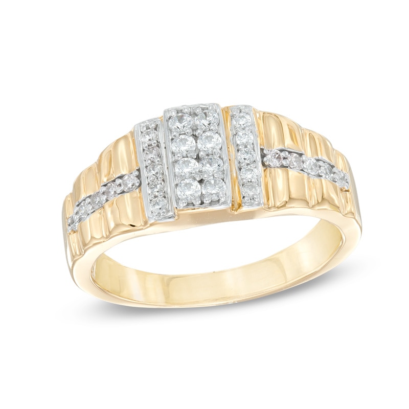 Men's 0.45 CT. T.W. Diamond Ring in 10K Gold|Peoples Jewellers