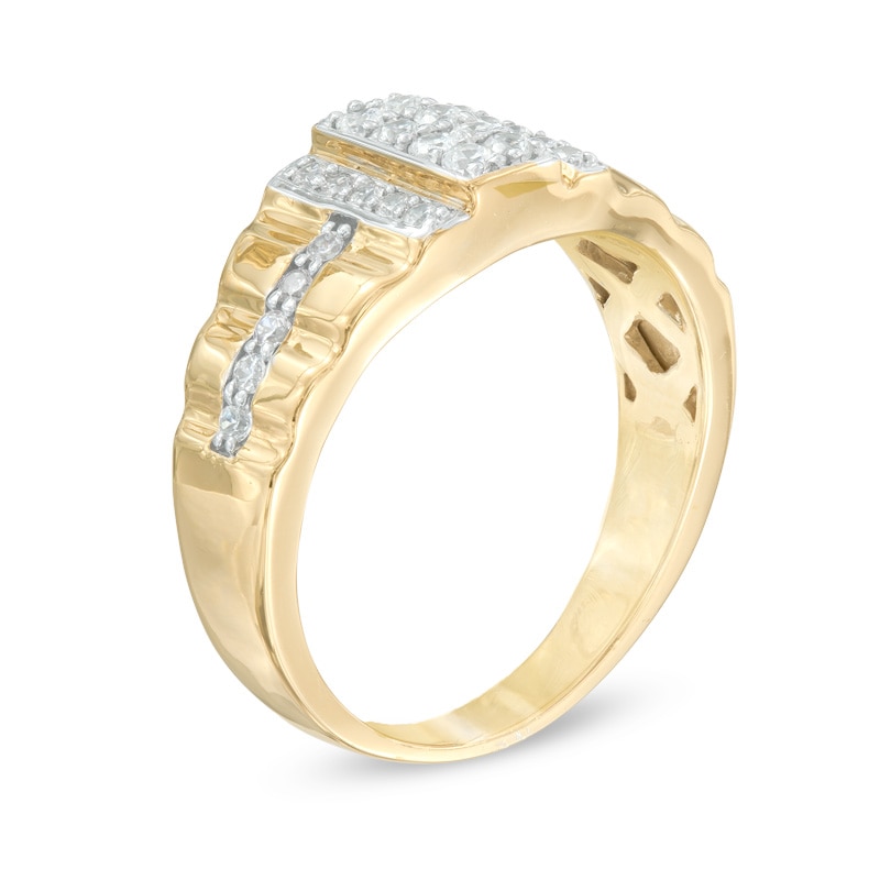 Main Image 2 of 0.45 CT. T.W. Diamond Ring in 10K Gold