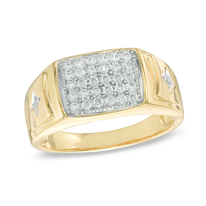 Men's 0.45 CT. T.W. Diamond Ring in 10K Gold