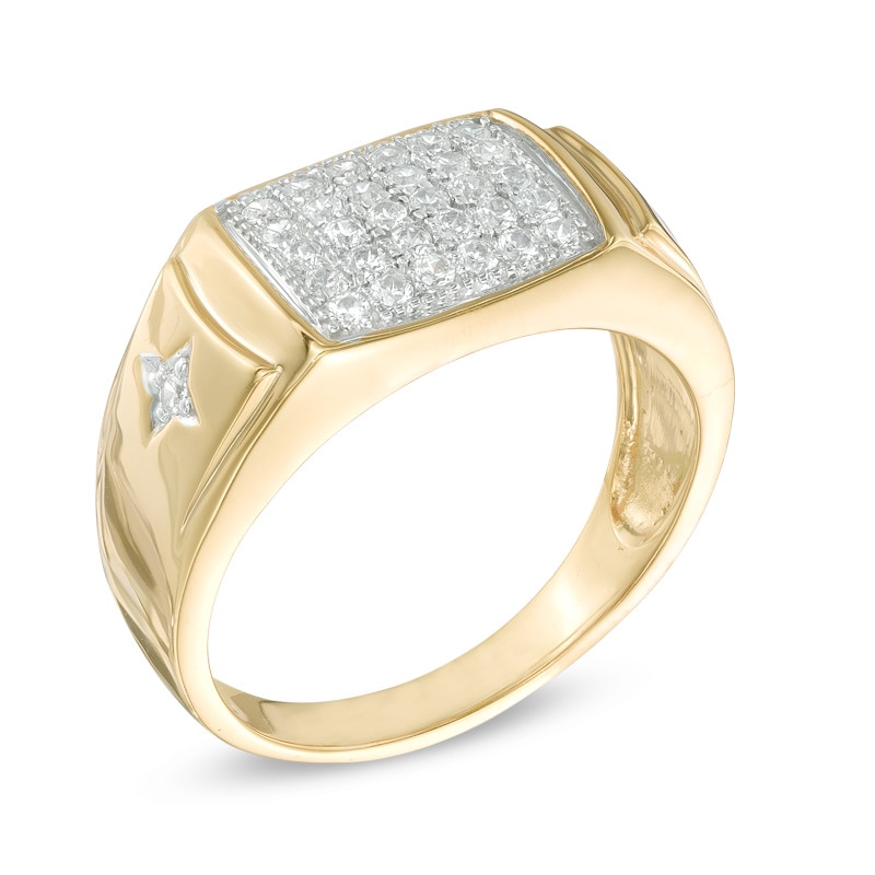 Main Image 2 of 0.45 CT. T.W. Diamond Ring in 10K Gold