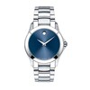 Thumbnail Image 0 of Men's Movado Masino™ Stainless Steel Watch with Blue Dial (Model: 606332)