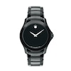 Men's Movado Masino™ Black IP Stainless Steel Watch with Black Dial (Model: 606486)