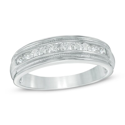 Men's CT. T.W. Diamond Wedding Band in 10K Gold