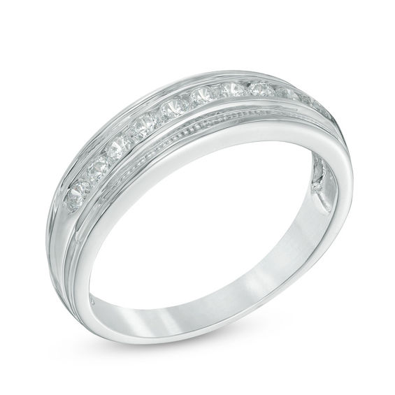 Men's CT. T.W. Diamond Wedding Band in 10K Gold