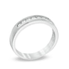 Thumbnail Image 2 of 0.23 CT. T.W. Diamond Wedding Band in Sterling Silver